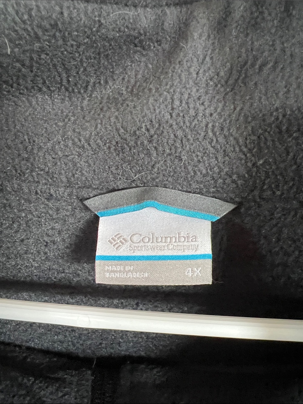 Columbia Men's Dark Charcoal Full-Zip Fleece Jacket - Picture 2 of 3